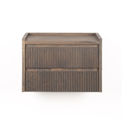 The Monolith Floating Bedside - Ash Brown