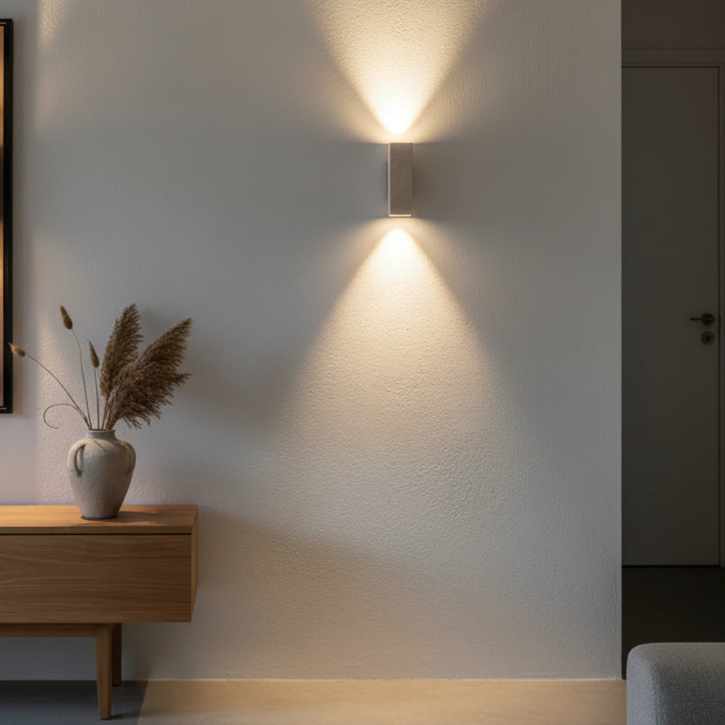 Adoro Wall Lamp - Travertine - Square