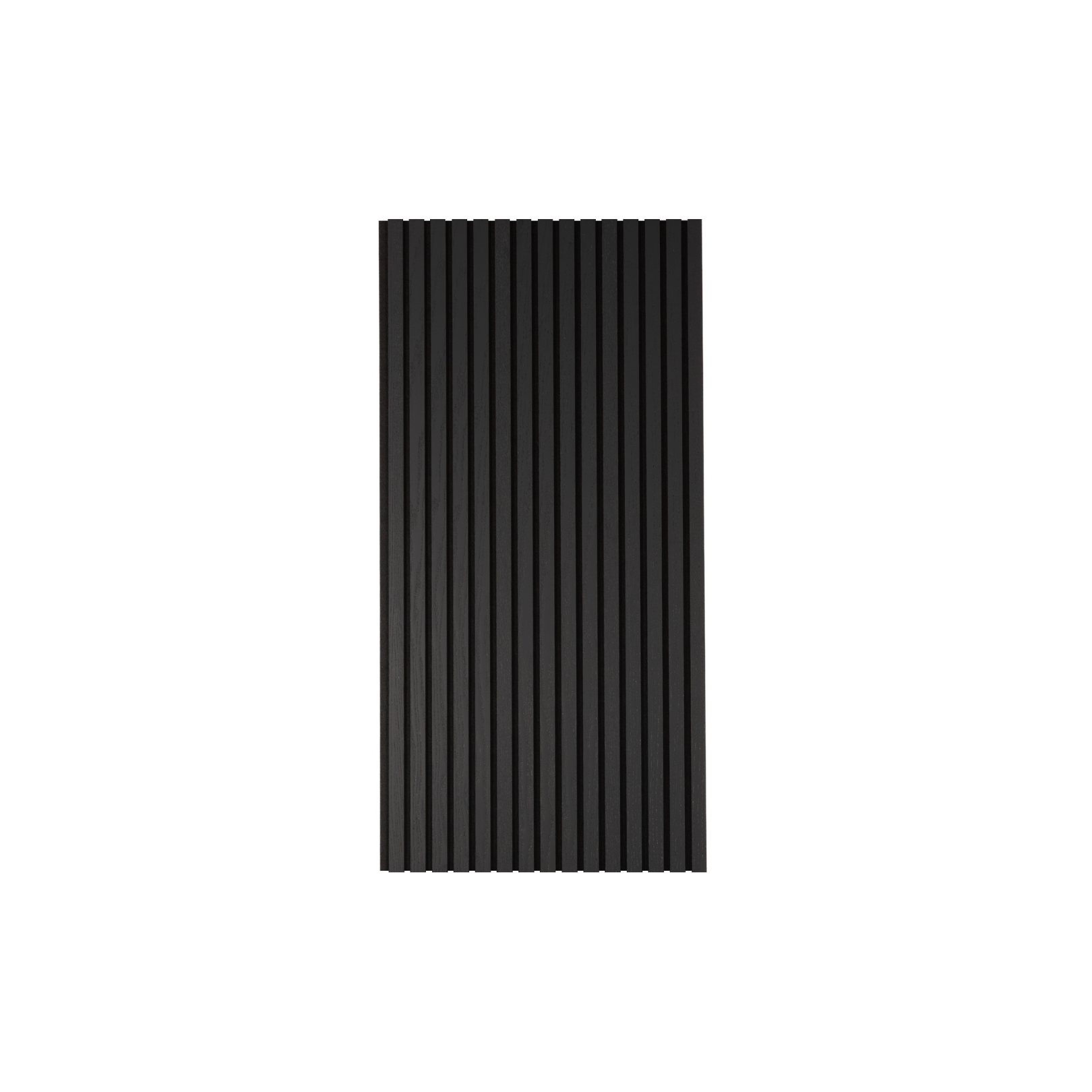 Black Acoustic Wall Panel on white background