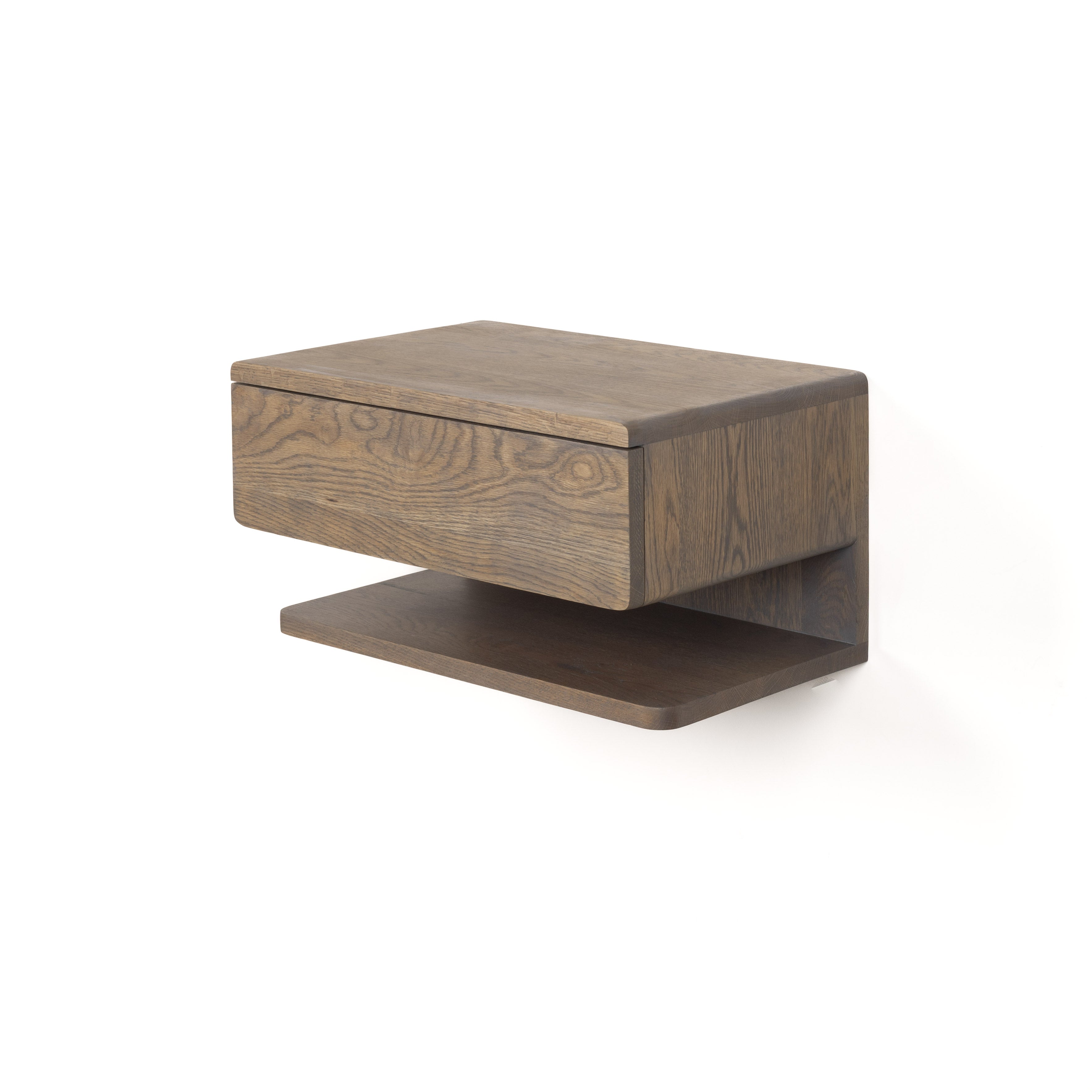 Heritage Soft Edge Side Table - Ash Brown