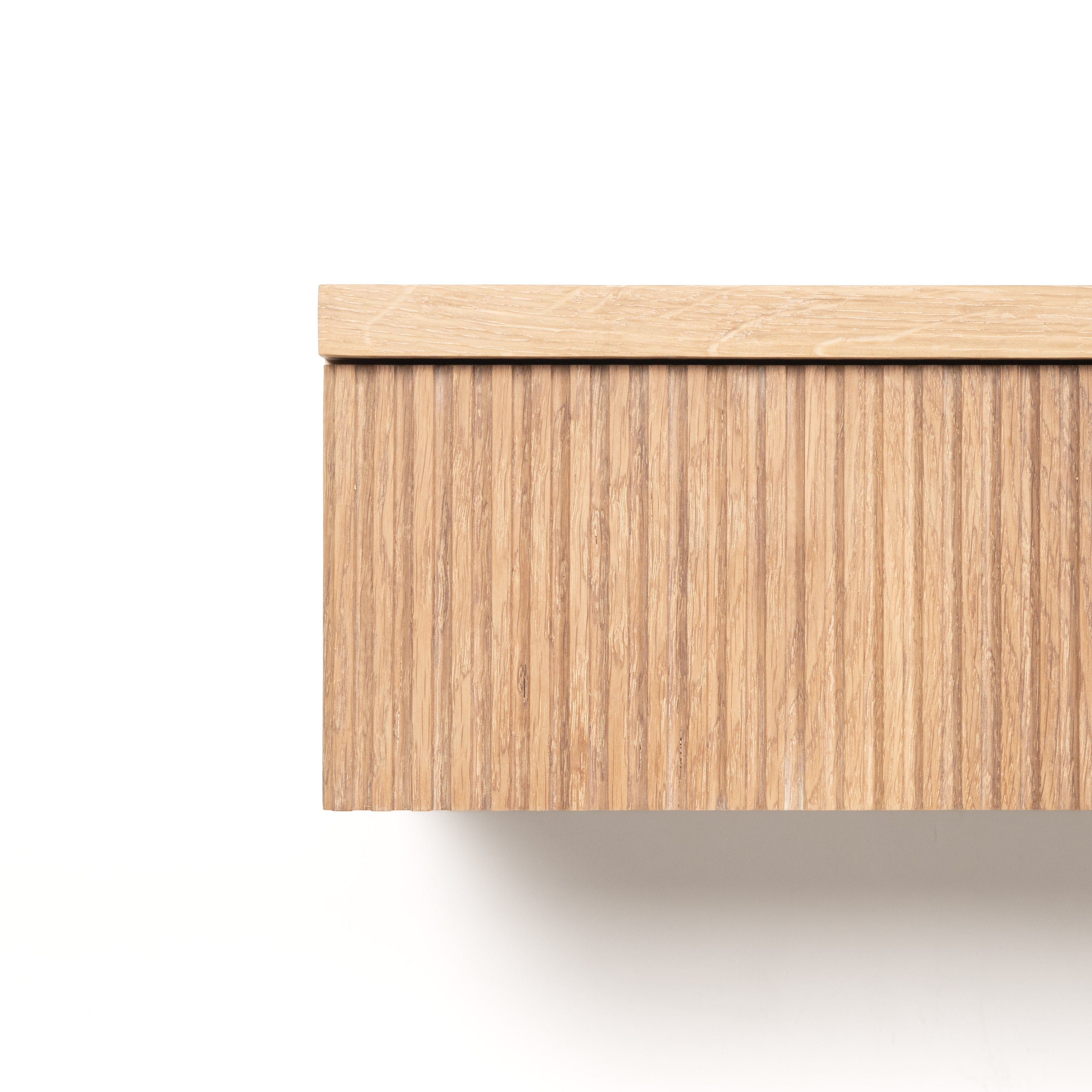 The Monolith Floating Server - Light Oak