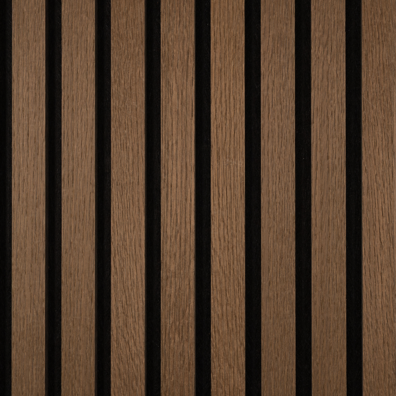 Wooden panel with vertical stripes on a black background