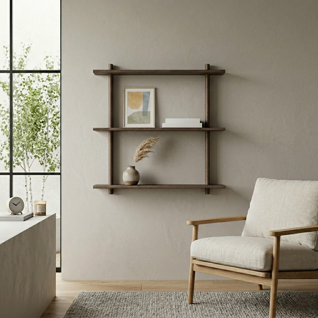 The Finn Trio Shelf - Ash Brown